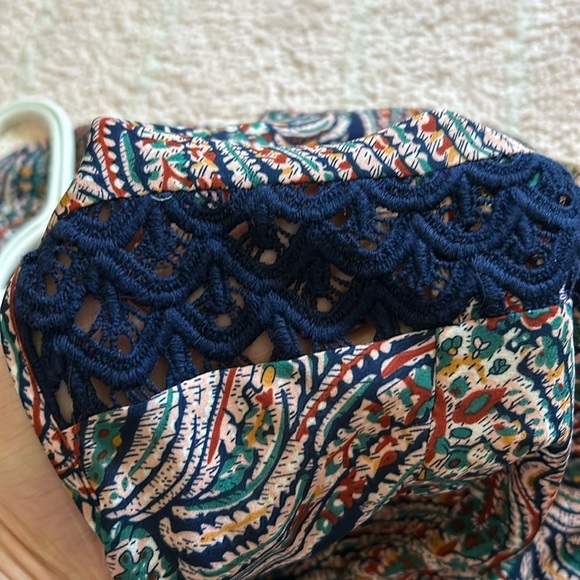 NWT Signature Studio Blouse Fall Abstract Paisley Print Size 3X - Picture 10 of 10